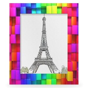 pofato rainbow box 8x10 picture frame wood photo frame for tabletop display wall mount picture frame display 8 x 10 inch photo wall decor home gift frames