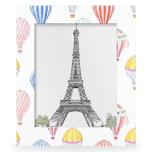 pofato hot air balloon 8x10 picture frame wood photo frame for tabletop display wall mount picture frame display 8 x 10 inch photo wall decor home gift frames