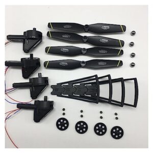 XUCHIL SG700 S169 SG700-D Drone RC Quadcopter Spare Parts Fold Wing Arm Include Gears LED Axis Motor Set Upgrade Bearing Etc Part Kit (Color : 816 Version motor-11, Size : .)