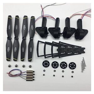 XUCHIL SG700 S169 SG700-D Drone RC Quadcopter Spare Parts Fold Wing Arm Include Gears LED Axis Motor Set Upgrade Bearing Etc Part Kit (Color : 816 Version motor-11, Size : .)