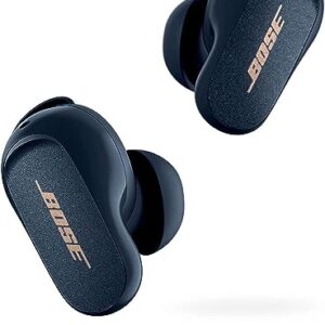 Bose QuietComfort Earbuds II, Wireless, Bluetooth, World’s Best Noise Cancelling in-Ear Headphones with Personalized Noise Cancellation & Sound, Triple Black (Midnight Blue)