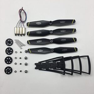 xuchil sg700 s169 sg700-d drone rc quadcopter spare parts fold wing arm include gears led axis motor set upgrade bearing etc part kit (color : 816 version motor-07, size : .)