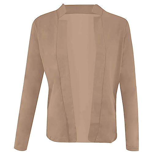 Same Day Delivery Items Prime Blazer Jackets for Women Fashion Dressy Open Front Cardigan Jacket Casual Long Sleeve Work Office Suit Jacket