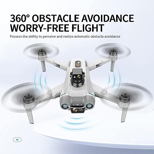 RKSTD Mini Rc Drone, HD Camera, With Obstacle Avoidance Device, Optical Flow Positioning RC Quadcopter, Altitude Hold, Headless Mode, Waypoint Flight, Foldable FPV Rc Drone, Holiday Gift