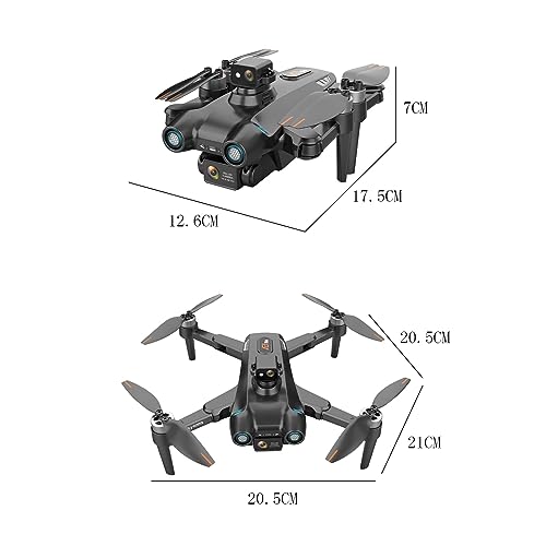 RKSTD Mini Rc Drone, Optical Flow Positioning RC Quadcopter, With High-definition Camera, Altitude Hold, Headless Mode, Waypoint Flight, Foldable FPV Rc Drone, Holiday Gift