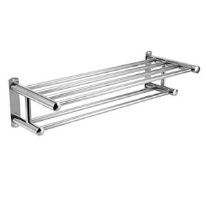 syrisora u201 stainless steel towel rack bathroom shelf storage shelf