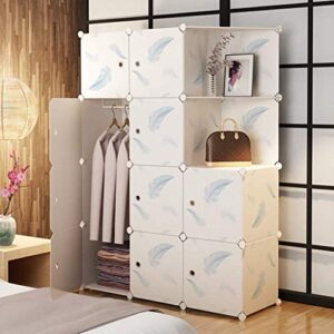 TBGFPO Armoire Wardrobe Closet Portable Closet Closets for Bedroom Clothes Closet Storage Closet Hanging Clothes Organizer with Doors, Sturdy & Durable