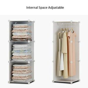 TBGFPO Armoire Wardrobe Closet Portable Closet Closets for Bedroom Clothes Closet Storage Closet Hanging Clothes Organizer with Doors, Sturdy & Durable