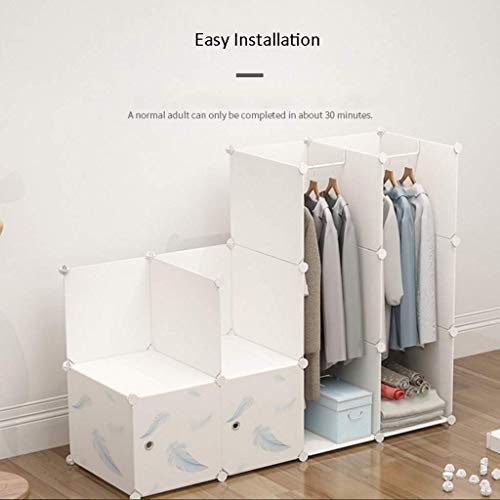 TBGFPO Armoire Wardrobe Closet Portable Closet Closets for Bedroom Clothes Closet Storage Closet Hanging Clothes Organizer with Doors, Sturdy & Durable