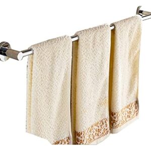 Towel BAR Rack Towel Shelfs,Bathroom Brass Towel Bar/Polished Chrome Mirror Surface/Bathroom Kitchen Towel Rack/Wall Hanging/Single Rod/Multi Size Optional/40Cm (Size : 80Cm)