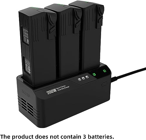 Drone Original 200W Battery Charging Hub Safe and Efficient Fast Charger Intelligent Fast Efficient 3 Port Compatible with DJI Mavic 3 Series