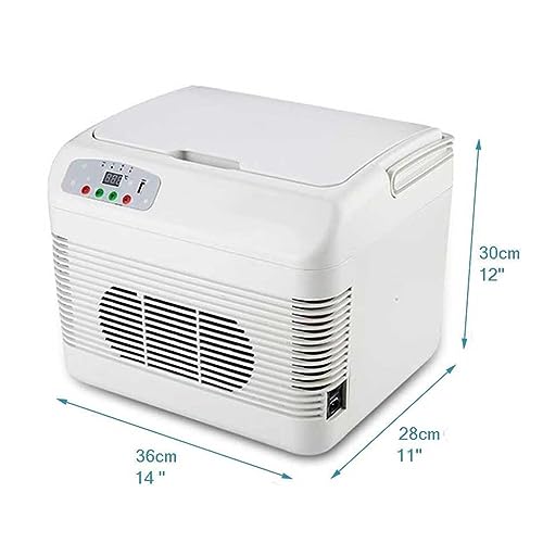 SiMbae Portable Refrigerator 12L, Mini Fridge Cooler, for Freezer Drug Insulin Vaccine Storage, Refrigeration Medicine Incubator, Car Home Travel Camping Picnic,White