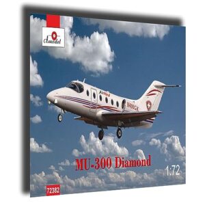 amodel 72382 1/72 beechjet 400a (mu 300 diamond) plastic model kit