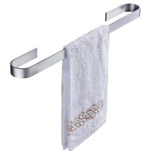 non-punching space aluminum single rod toilet toilet bathroom storage rack towel hanging rod towel rod towel rack brightsandwide-brimmedtowelrail