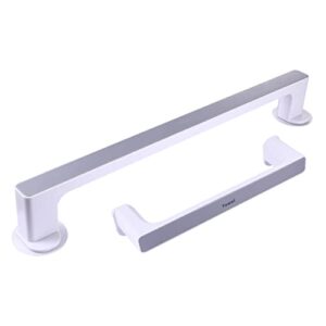 cabilock no punch towel rack wall mount towel holder stainless steel towel suction cup towel holder 2pcs kitchen towel bar wall mounted towel rack shower towel rod traceless towel rack pp