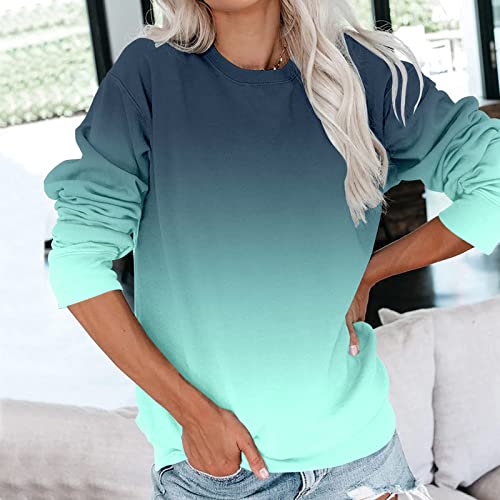 Navy Blue Sweatshirt Women's Graphic T-Shirts Hawaii Shirts for Women Hot Pink Bodysuit Women Work Tops American Flag Sweater Sporty Dresses for Women Exercise Clothes for Women(A-Blue,Medium)