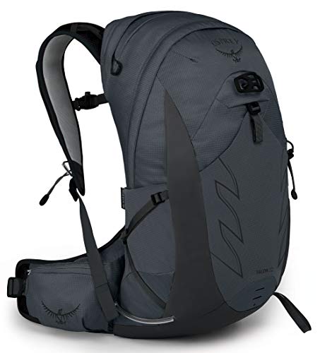 Osprey Tempest 20 Women's Hiking Backpack, Aluminum Grey, Medium/Large & Talon 22 Men's Hiking Backpack, Eclipse Grey, Large/X-Large