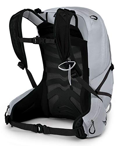 Osprey Tempest 20 Women's Hiking Backpack, Aluminum Grey, Medium/Large & Talon 22 Men's Hiking Backpack, Eclipse Grey, Large/X-Large