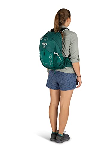 Osprey Tempest 20 Women's Hiking Backpack, Jasper Green,Medium/Large & Talon 22 Men's Hiking Backpack, Eclipse Grey, Large/X-Large