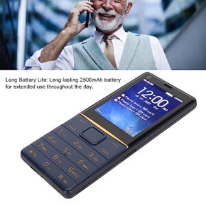 S475 2G Senior Cellphone, Unlocked Cellphone for Seniors, 2.4in Screen, 3 SIM Cards, Long Standby, Clear Sound, SOS Function, Multiple Functions, Easy to Use (US Plug 100-240V)