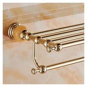 Towel BAR Rack European Styleen Hand Towel Holder,Bathroom Bathroom Rack,Perforated Bath Towel Rail,Towel Bar/Towel Rack/a (Color : Single Rod, Size : Christmas Reindeer -Style5)