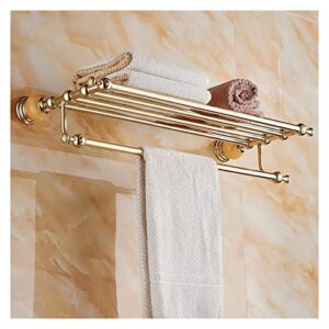 Towel BAR Rack European Styleen Hand Towel Holder,Bathroom Bathroom Rack,Perforated Bath Towel Rail,Towel Bar/Towel Rack/a (Color : Single Rod, Size : Christmas Reindeer -Style5)