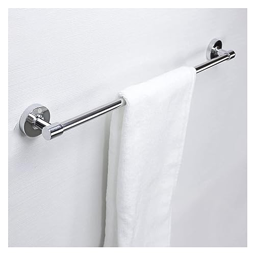 Towel BAR Rack Towel Rack Wall Mounted Single Towel Storage Rack Towel Bar,Towel Rod,for Bathroom Hardware and Kitchen,Optional,Polished Finish Bathroom Hardware/70Cm (Size : 60Cm)