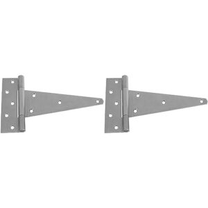 national hardware n128-900 286 extra heavy t hinges in zinc, 10" (pack of 2)