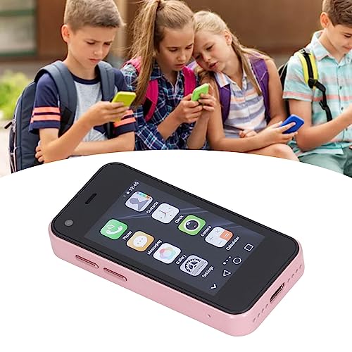 Rosvola Small 3G Smartphone, Quad Core 2.5 Inch Cellphone for Kids for Everyday Life (Pink)