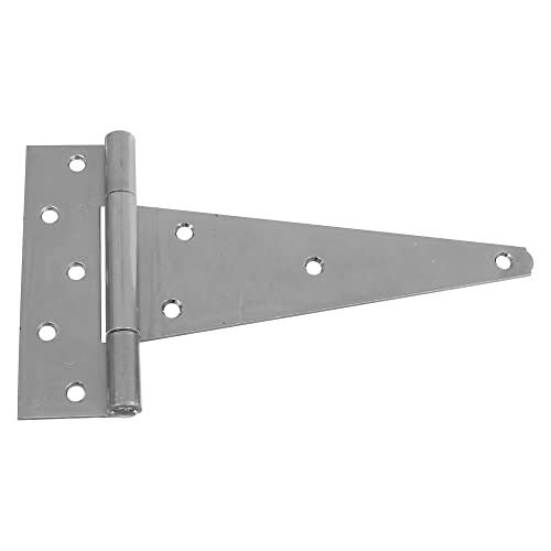 National Hardware N128-900 286 Extra Heavy T Hinges in Zinc, 10" (Pack of 2)