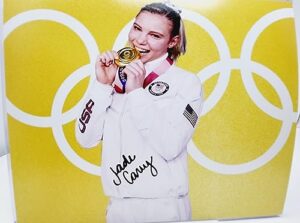 jade carey signed autographed 8x10 photo usa gymnastics champion 2020 olympics