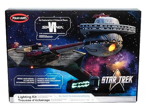 Skill 2 Model Kit Lighting Kit for Klingon Kronos One Spaceship Star Trek VI: The Undiscovered Country (1991) Movie 1/350 Scale Model by Polar Lights MKA055M