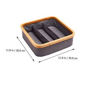 Abaodam 1pc Box underwear storage box drawers for clothes storage drawers containers for clothes makeup drawer organizer socks drawer divided organizer tray cloth container underwear box