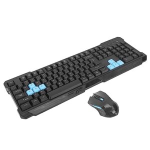 rosvola gaming keyboard and mouse set wireless keyboard mouse with fast decoding speed and usb gaming receiver