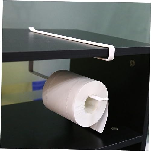 [Premium Stainless Steel Under Cabinet Kitchen Towel Holder Rack | Space-Saving Hanging Paper Towel Organizer for Kitchen Storage | Durable and Stylish Undercounter Paper Towel Rack]