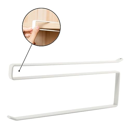 [Premium Stainless Steel Under Cabinet Kitchen Towel Holder Rack | Space-Saving Hanging Paper Towel Organizer for Kitchen Storage | Durable and Stylish Undercounter Paper Towel Rack]