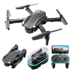 rkstd rc drone with camera - one button takeoff/landing, gravity sensor, gesture control, 3d flip, voice control, hd rc drone for kids, fpv adult beginner rc drone, holiday gift