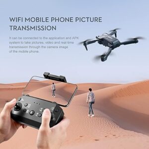 RKSTD RC Drone With Camera - HD RC Drone For Kids, Fpv Adult Beginner RC Drone, One Button Takeoff/Landing, Gravity Sensor, Gesture Control, 3D Flip, Voice Control, Holiday Gift