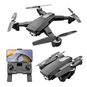 rkstd rc drone with camera - fpv adult beginner remote control drone, one button takeoff/landing, gravity sensor, gesture control, 3d flip, voice control, hd kids rc drone, holiday gift
