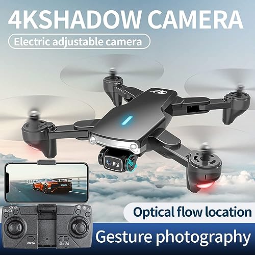 RKSTD Mini RC Drone With Camera - HD RC Drone For Kids, Fpv Adult Beginner RC Drone, One Button Takeoff/Landing, Gravity Sensor, Gesture Control, 3D Flip, Voice Control