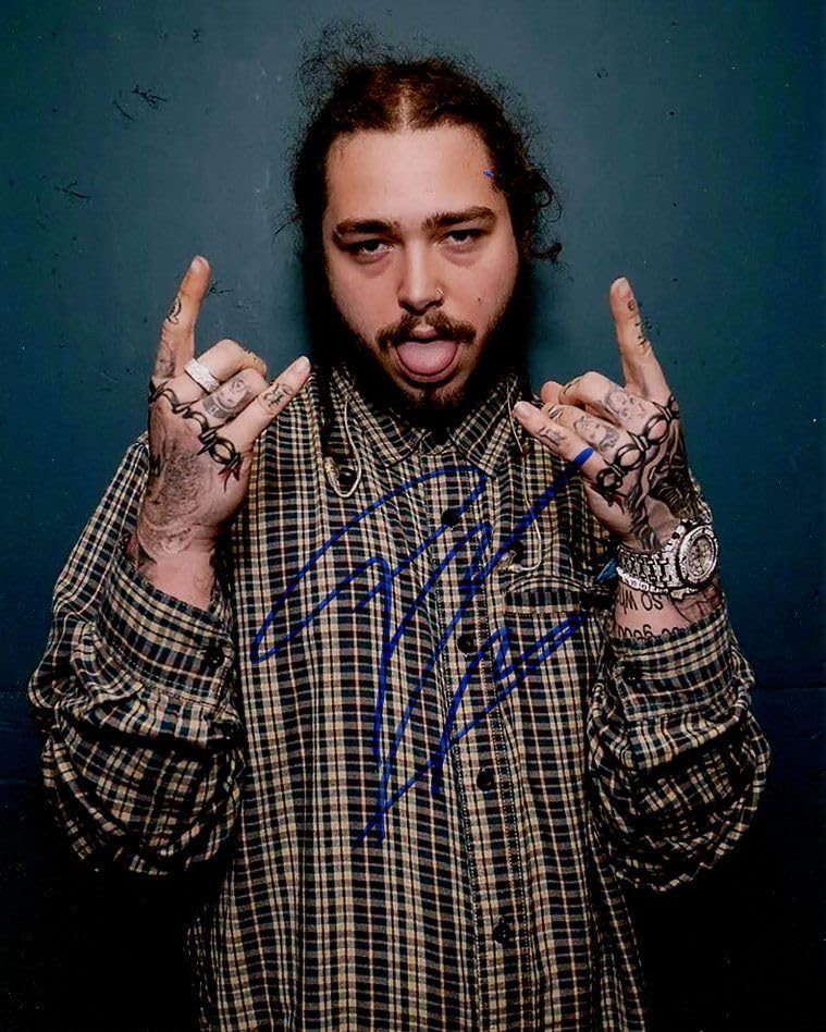 Post Malone MUSICIAN In Person Signed Photo