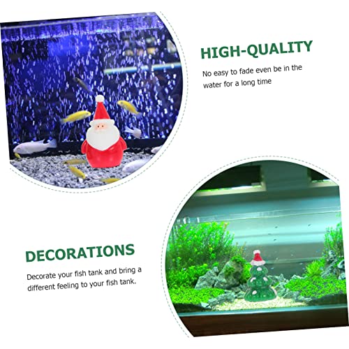 NOLITOY 5 Pcs Christmas Landscaping Ornaments Desk Topper House Decorations for Home Miniture Decoration DIY Snow Globe Figurines Christmas Accessories Snowman Figurines Home Ornaments