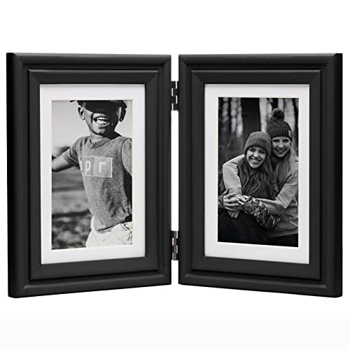 WISADD Bundled with Vertical 5X7 Double Picture Frames