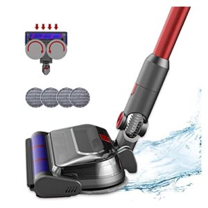 NUTRAC Vacuum Cleaner Electric Cleaning Mop Head Wet and Dry Brush Home Floor Mop Heads Accessories，Compatible for Dyson V7 V8 V10 V11V15