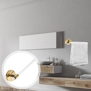 Alipis Towel Bar Bath Towel Rack for Bathroom Towel Holder Bathroom Towel Bar Wall Mounted Towel Rod Punch-Free Towel Rail Hanger for Bathroom Wall