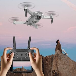 drone with dual 1080p hd fpv camera remote control toys gifts for boys girls with altitude hold headless mode start speed adjustment