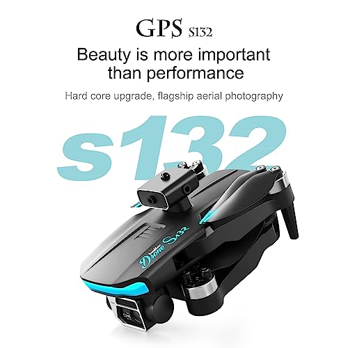 GoolRC GPS 5GWIFI Remote Control Drone with Camera 720P Dual Camera Obstacle Avoidance Brushless Motor Optical Flow Localization Remote Control Quadcopter for Kids Adults with Storage Bag