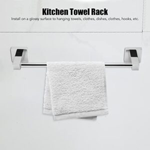 MISNODE Towel Bar Simple Modern Stainless Steel Retractable Towel Rack Kitchen Bathroom Hardware Wall Mounted Towel Rail Hanger for Bathroom Kitchen