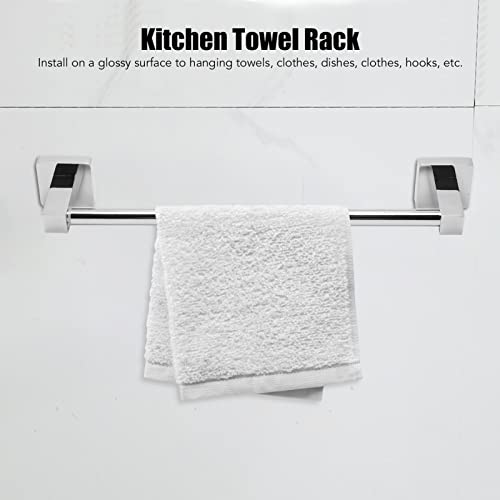 MISNODE Towel Bar Simple Modern Stainless Steel Retractable Towel Rack Kitchen Bathroom Hardware Wall Mounted Towel Rail Hanger for Bathroom Kitchen