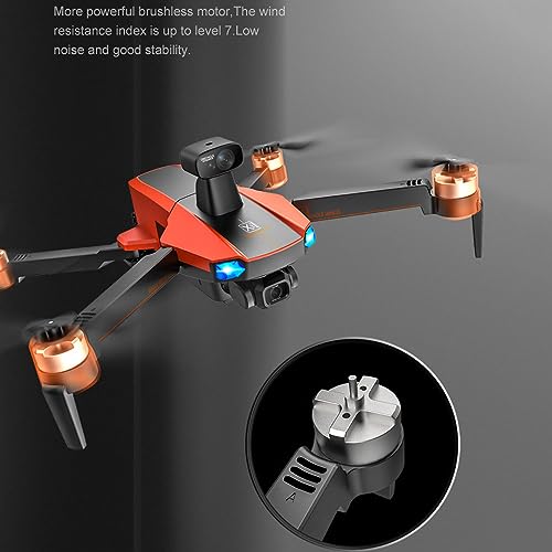 RKSTD Foldable FPV RC Drone With 6K WiFi Camera, Suitable For Adults, Beginners And Children; With GPS Positioning, 5G Image Transmission, With Obstacle Avoidance Device